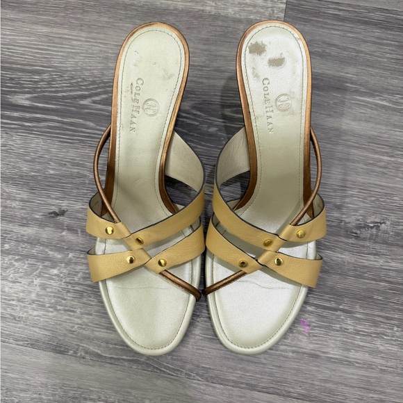 Cole Haan Shoes - Cole Haan Women's Sandals in Tan and Cream